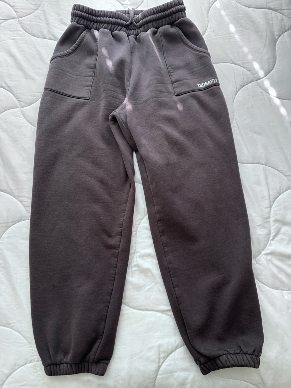 DIOSAFIT Women's Charcoal Track Pants - Drawstring Joggers -Size XXL - Picture 3 of 7